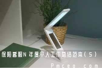 保险客服n年度个人工作总结范本(5)